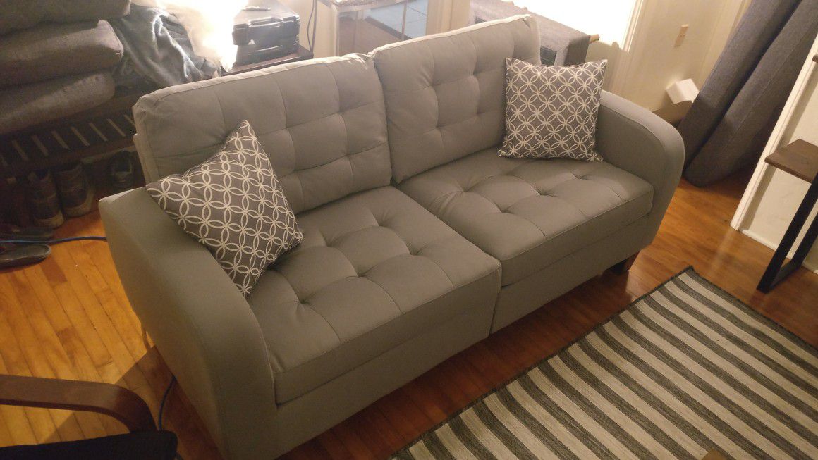 Cute Modern Grey Sofa