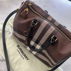 Burberry Handbag ( Md Bowling Bag Cl5) 