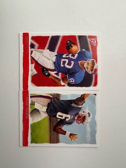 Topps 2002 NFL Football Cards Lot (2) Gallery Noted Reed #157, Davey #158