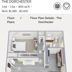 1 Bed 1 Bath - Apartment