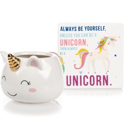 infloatables Unicorn Mug and Coaster Set