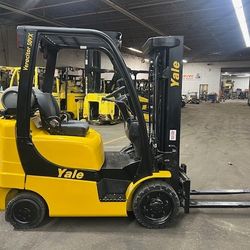 2018 Yale GlC050 Forklift W/ Paint, Service, And Ready To Work