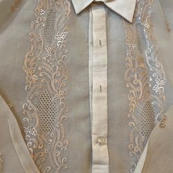 Men Long Sleeve Barong 