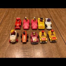 Assorted McDonald’s Happy Meal Toy Cars (READ DESCRIPTION)