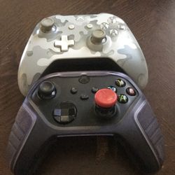 Xbox One series X controller/ Xbox One Artic Camo controller