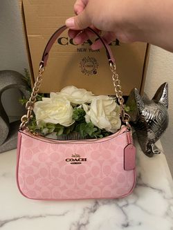 Pink coach bag for women
