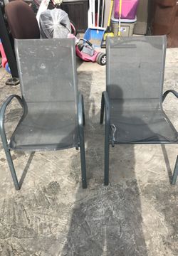 Outside chairs