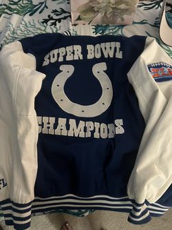 XL Colts Reversible Super Bowl XLI JACKET