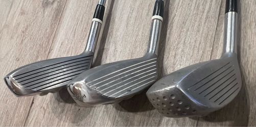 Golf Clubs - Vintage TaylorMade Tour Cleek & Raylor Fairway Woods Set – RH – 3 Clubs