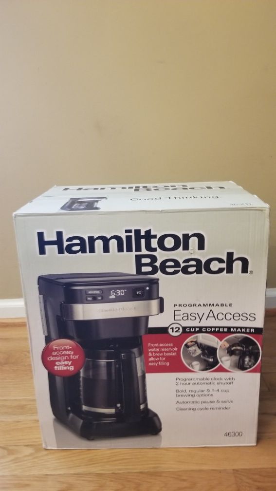 Programmable Easy Access Coffee Maker - Brand NEW Sealed