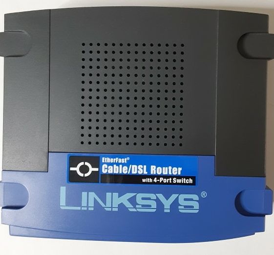 Lynksys Dsl Computer Router Ethernet Adapter 4 Way Wired