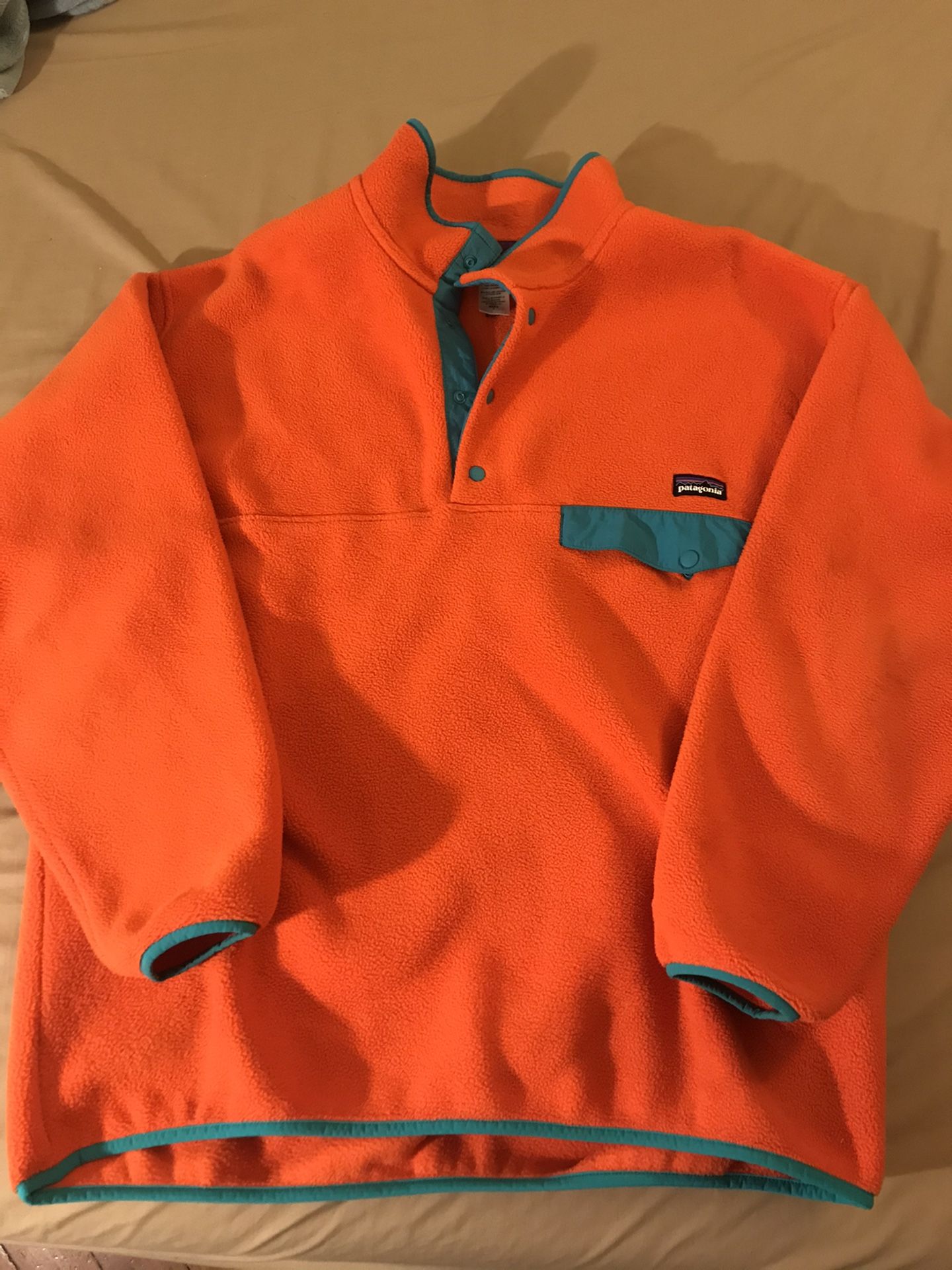 Vintage 90s Patagonia Synchilla Snap Fleece Pullover - Large