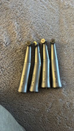 Lot of 4 SciCan STATIS 1.5L 1:5 Fiber Optic Electric Contra Angle Handpieces - Maxima Compatible - Excellent Condition