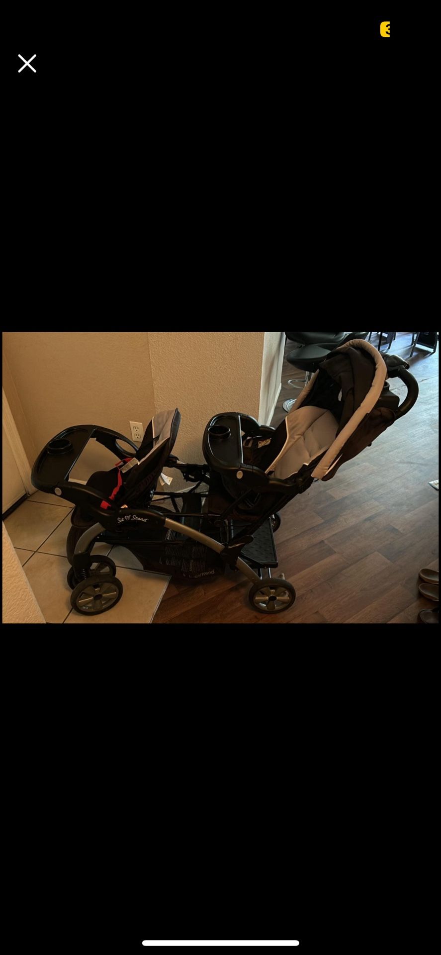 Double Stroller Sit And stand 