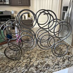 Iron Wine Rack