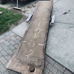 Walnut Live Edge Slabs 