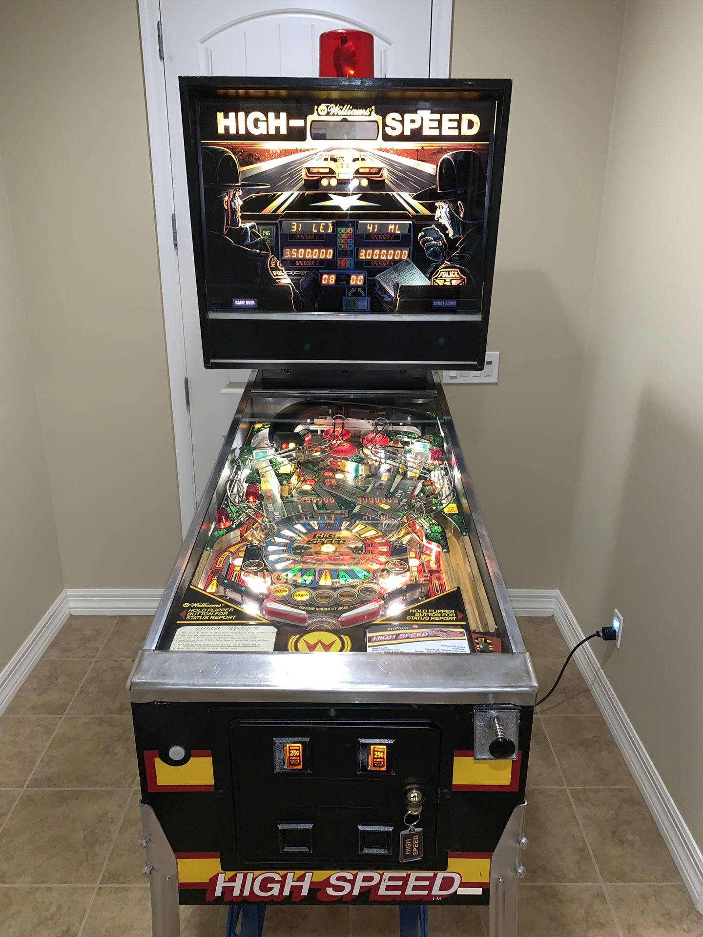Williams High Speed pinball machine