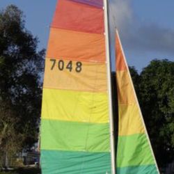16 Foot Prindle Sail Boat And Trailer