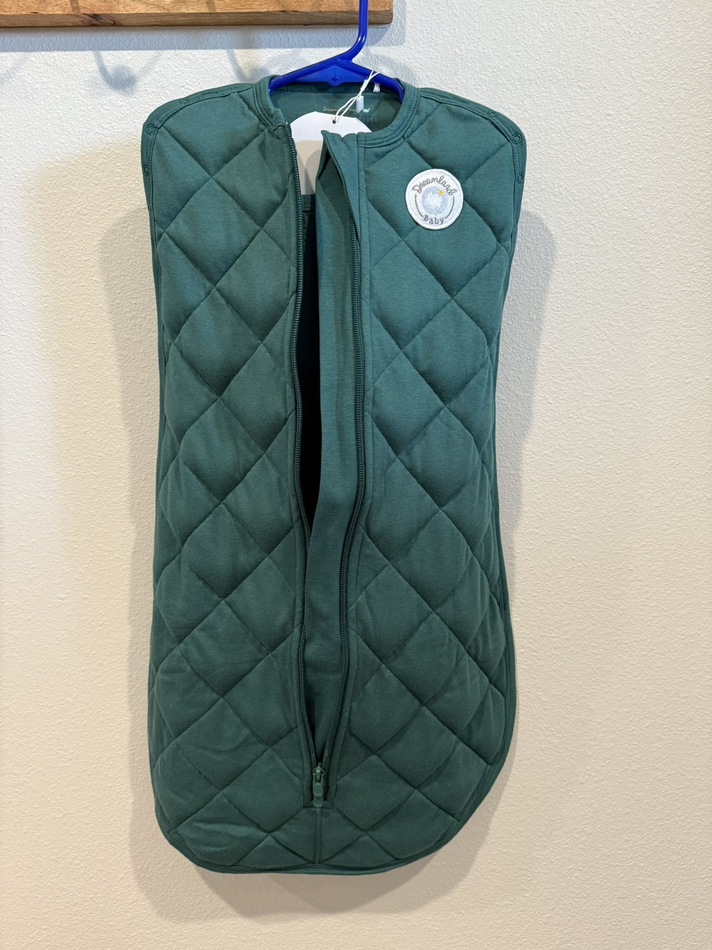 Dreamland Weighted Swaddle Sleep Sack - Green