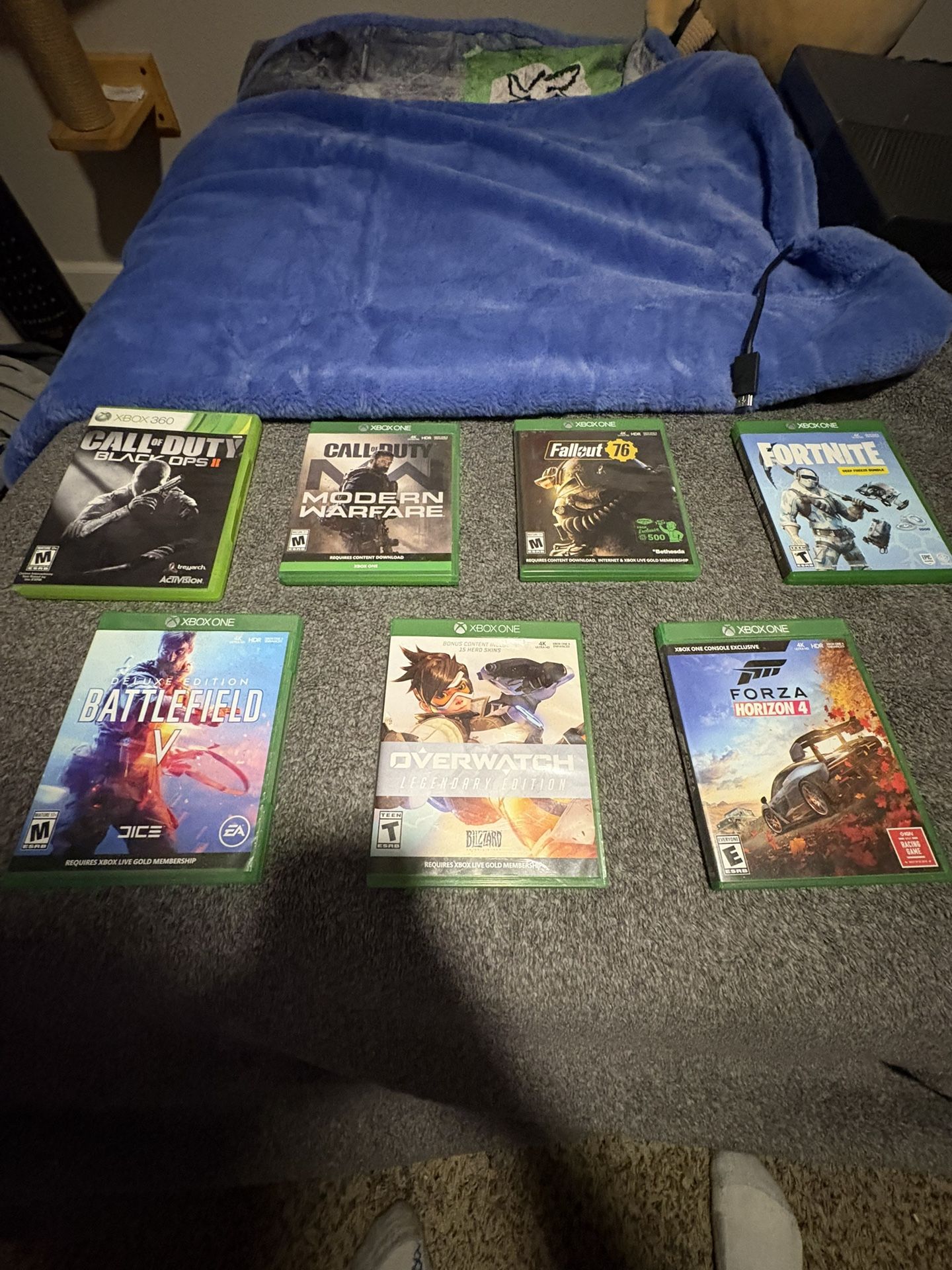 Xbox one and xbox 360 games