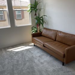 Leather couch