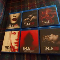 True Blood Complete Series Blu Rays Seasons 1,2,4,5,6,7