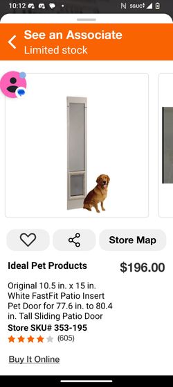 10•5 x 15 large pet door for sliding glass doors