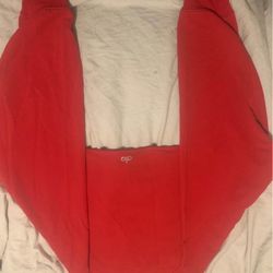 Alo Crop Top Long Sleeve Pullover