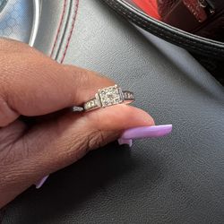 14k White Gold Wedding Ring