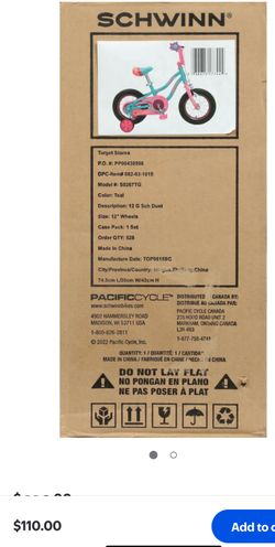 Schwinn 12 in Wheels Bike 1 ea