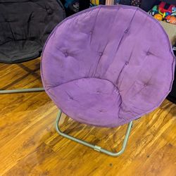 Purple kids chair