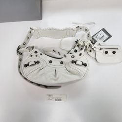 Balenciaga Le Gagole Sho Bag Arena Lamb Of White 