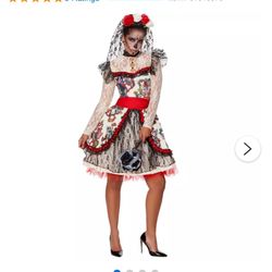 Día De Los Muertos Skull Bride Halloween Costume