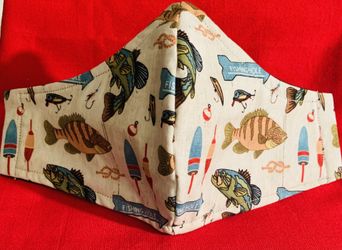 Fishing theme mask