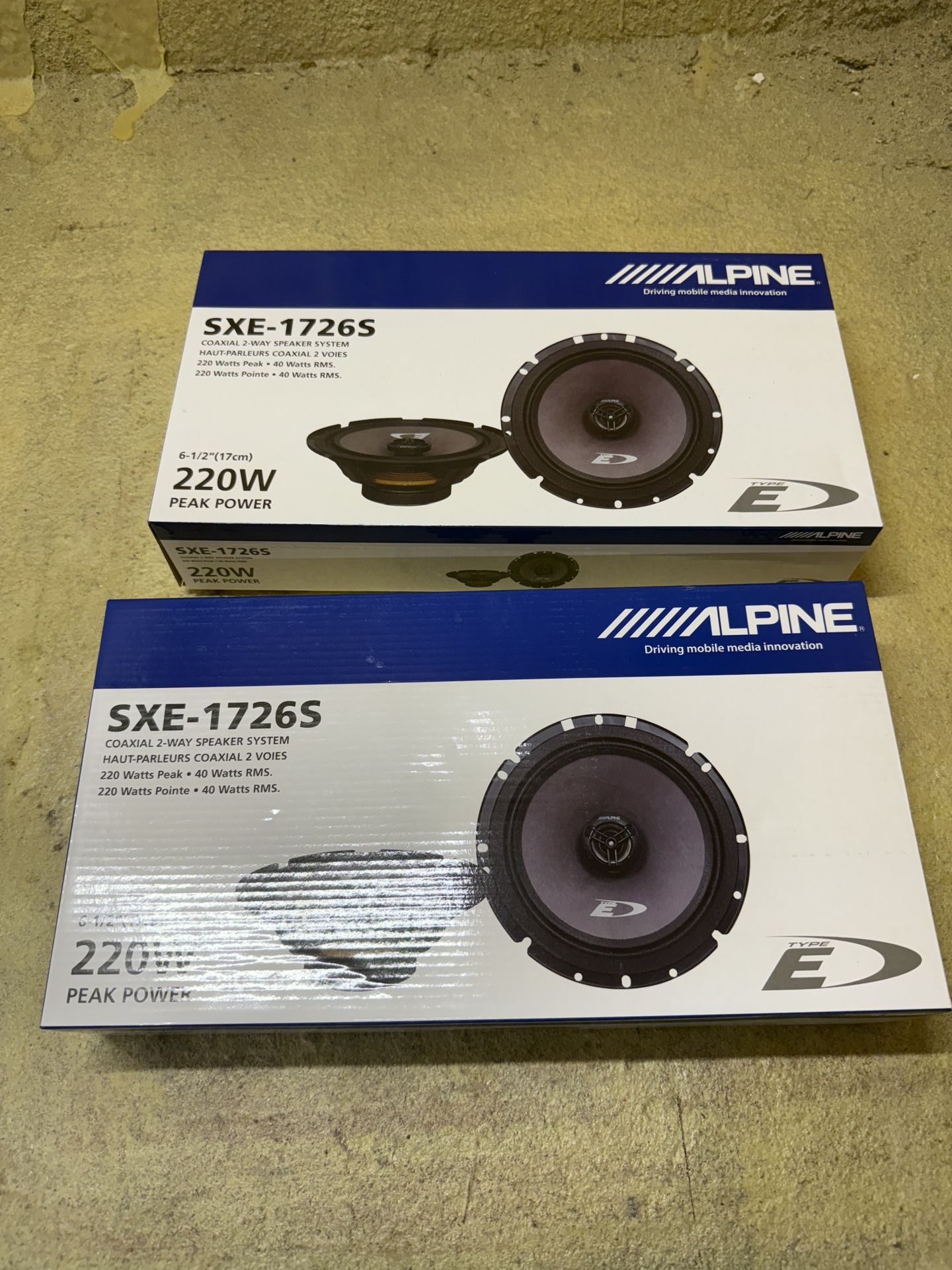 Alpine SXE -1726S 6.5” 2way Door Speakers