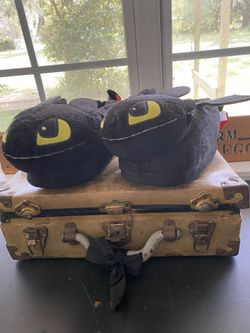 Mens Slippers How To Train Your Dragon Size XL 