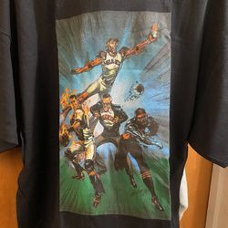 SF Giants Marvel Shirt Size XL (Stan Lee, Buster Posey, Hunter Pence, Sergio Romo