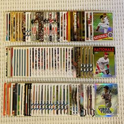 Washington Nationals 100 Card Baseball Lot!