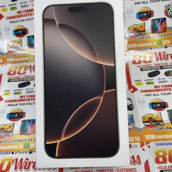New iPhone 16 Pro Max 256GB unlocked 