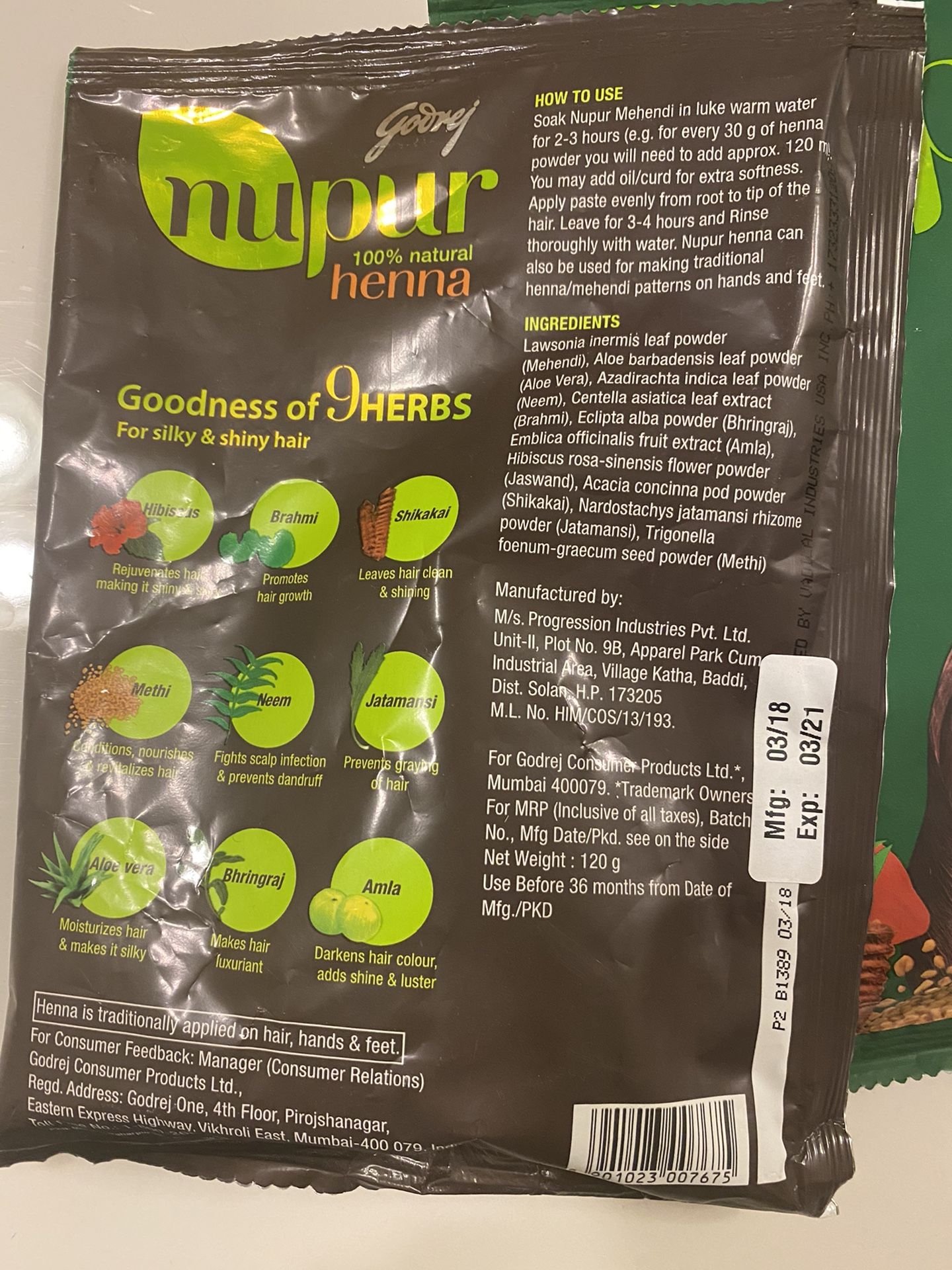 Henna nupur 2 for $10