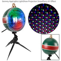 Gemmy AppLights LightShow Projection SnowFlurry 61 Effect