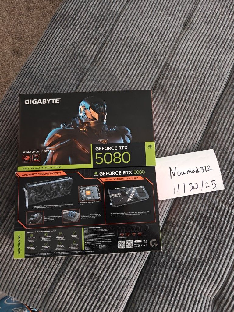 NVIDIA RTX 5080 GRAPHICS CARD Brand New!