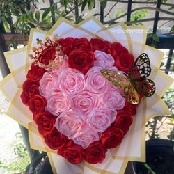 Heart Bouquet/ ramo Buchon