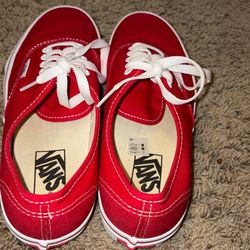 Red Low Vans