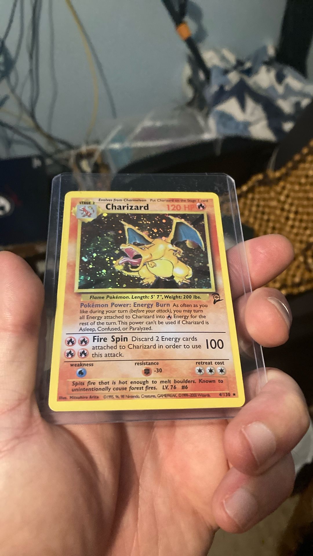 Base Set 2 Holographic Foils Pokémon Charizard 4/130
