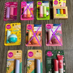 EOS lip balms NIB (read description)