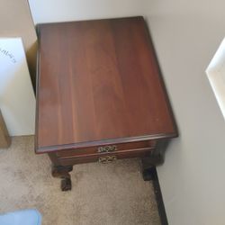 Wooden Bedroom End Table 