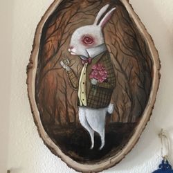 Rabbit painting (original)