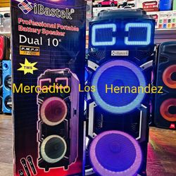 7800w -❗️XTREME BASS ❗️ Bluetooth Speaker-10" Woofers - 2 Wireless Mics 🎤 🎶LOUD MUSIC - 2025 - READY FOR BIG EVENTS/ PARTIES🥳