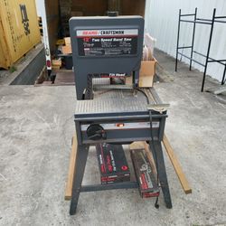 Craftsman 12 inch 2 speed tilt head band saw with lots of extras